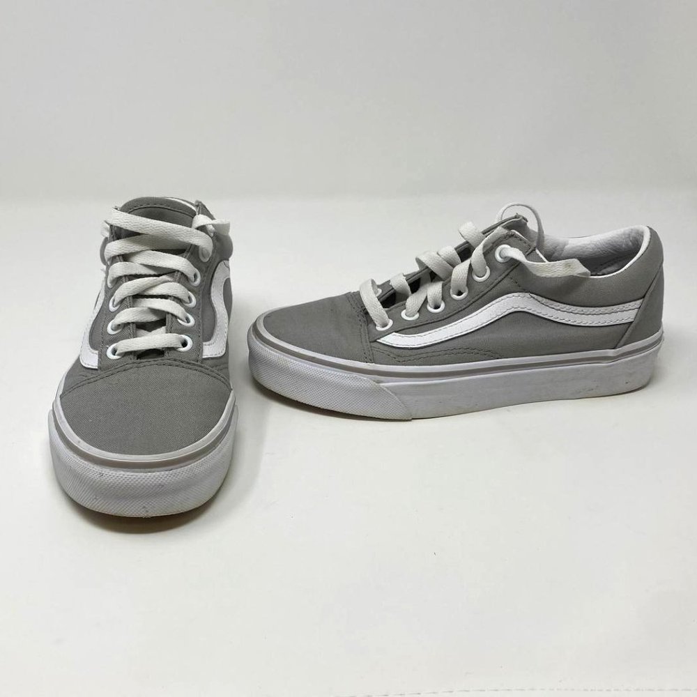 Vans Grey Skater Tennis Shoes - Women 5.0/Girls 3.0